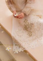 Unstitched Mushq Organza: Sequins, Adda Work  Silk Trouser - Image 5