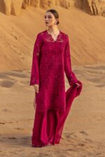 Rangrasiya Rameen: Cotton Chikankari Ensemble