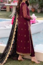ASIM JOFA Most Demanded | Formal Chiffon Embroidered Suit - Image 2