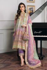 Baroque Replica Chiffon Suit with Sequence & Adda Work - Image 2