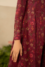 Iznik | Unstitched Lawn Chikankari Suit with Chiffon - Image 6