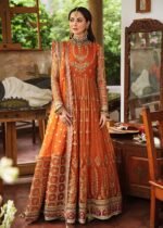 Afrozeh Net Handwork Embroidered Maxi Wedding Collection