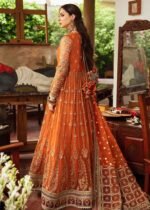 Afrozeh Net Handwork Embroidered Maxi Wedding Collection - Image 4
