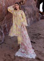 Crimson Lawn 2025: Embroidered Scifflie Masterpiece Design - Image 2