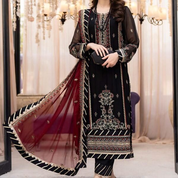 ASIM JOFA NOORMA KAMAL Chiffon Dress
