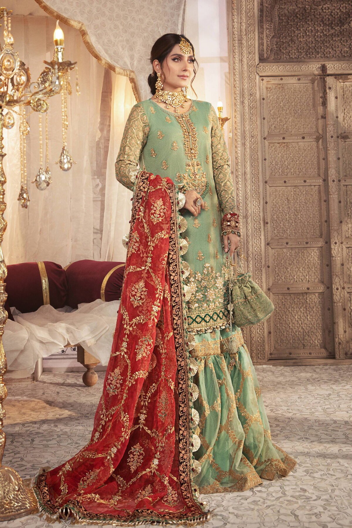 Maria B Wedding: Mysorri Spangle Embroidered Grandeur - Image 2