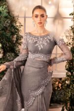 Maria B Wedding: Exquisite Spangle Work Net - Image 5