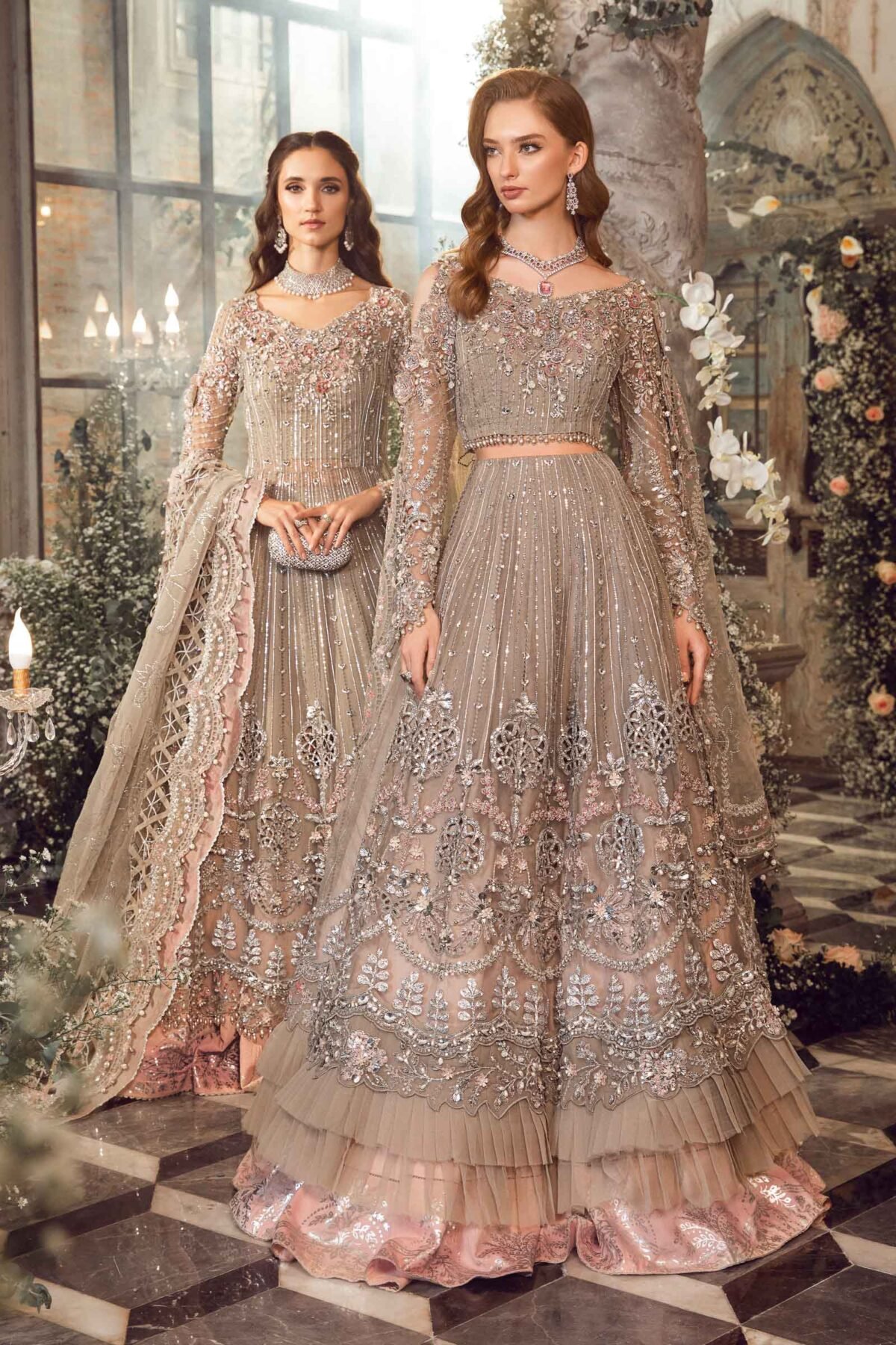 Maria B Wedding: Embroidered Organza Splendor - Image 2