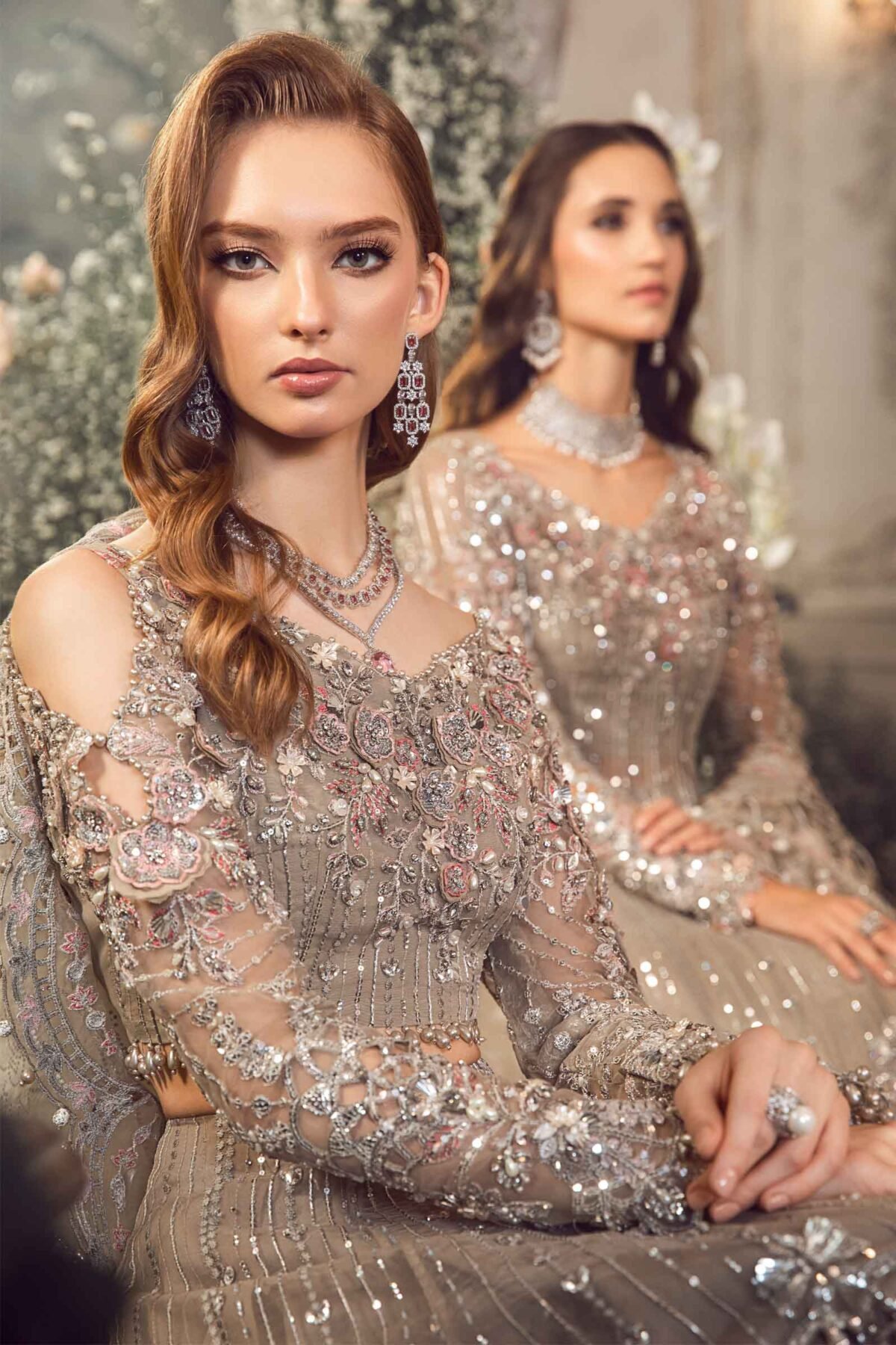 Maria B Wedding: Embroidered Organza Splendor - Image 5