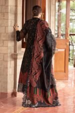 MARIA B Lawn & Chiffon Embroidered Elegance - Image 4