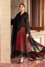 MARIA B Lawn & Chiffon Embroidered Elegance - Image 2
