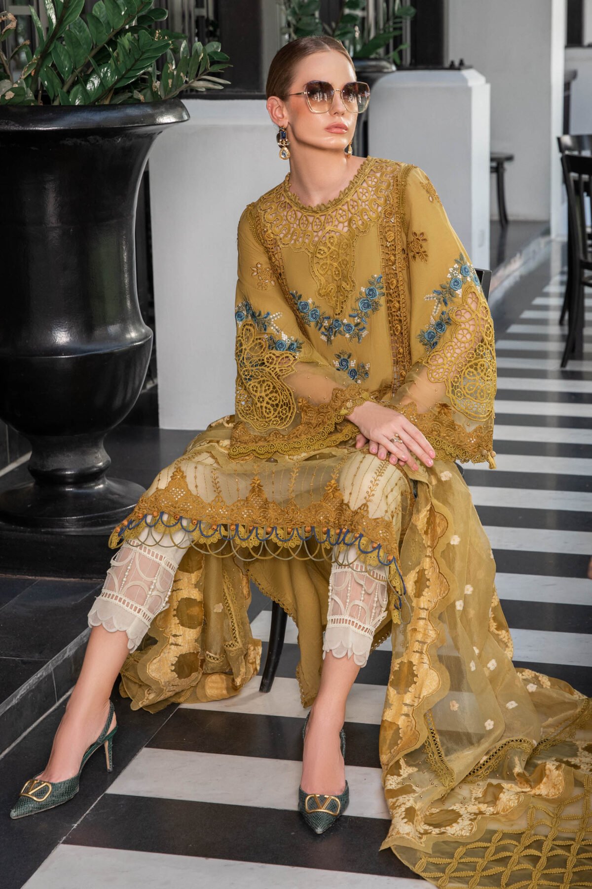 Maria B Lawn: Embroidered Chikankari Elegance Now Delivering! - Image 3
