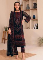 NOORMA KAAMAL Replica: Sequin Chiffon Unstitched Suit