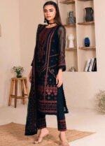 NOORMA KAAMAL Replica: Sequin Chiffon Unstitched Suit - Image 3