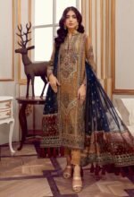 ADAN LIBAS: Embroidered Organza Sequin Festive Glamour