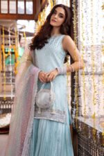 Maya Ali Pret: Chiffon, Net & Zari Replica - Image 3