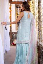 Maya Ali Pret: Chiffon, Net & Zari Replica - Image 2