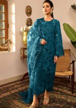 Rang Rasiya Luxury Lawn: Embroidered Sciffle & Sequin