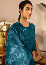 Rang Rasiya Luxury Lawn: Embroidered Sciffle & Sequin - Image 4