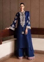 HUSSAIN REHAR Formal | Unstitched Raw Silk Embroidered Dress