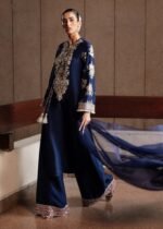 HUSSAIN REHAR Formal | Unstitched Raw Silk Embroidered Dress - Image 2