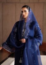 HUSSAIN REHAR Formal | Unstitched Raw Silk Embroidered Dress - Image 6
