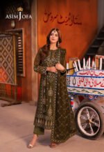 Unstitched Asim Jofa Semi-Pure Chiffon: Sequence Embroidered Suit
