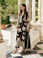 Unstitched Zainab Chotani Lawn Cotton Dress with Chiffon Dupatta