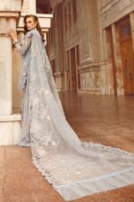 Unstitched Maria B Organza Dress with Embroidered Dupatta