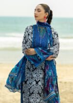 Unstitched Zainab Chottani Lawn 2025 with Chiffon Dupatta - Image 4