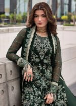 Unstitched Ramsha Chiffon Embroidered Formal Eid 3-Piece Suit - Image 5