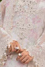 Unstitched Maria.B Chiffon Luxury Embroidered 3-Piece Suit 2025 - Image 7