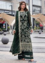 Unstitched Ramsha Chiffon Embroidered Formal Eid 3-Piece Suit