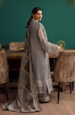 Unstitched Heer Organza Bridal Suit with Embroidered Dupatta - Image 2