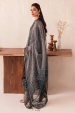 Unstitched Jazmin Velvet Embroidered Suit with Dupatta - Image 3