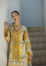 Unstitched Elaf Signature Lawn Embroidered 3-Piece Suit - Image 3