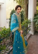 Unstitched Heer Organza Bridal Embroidered 3-Piece Masterpiece Suit - Image 4