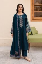Unstitched Batik Dhank Embroidered 3pc Suit