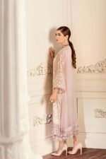 Unstitched Baroque Wedding Edition Chiffon Embroidered 3pc Suit - Image 4