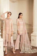 Unstitched Baroque Wedding Edition Chiffon Embroidered 3pc Suit - Image 5