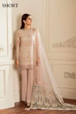 Unstitched Baroque Wedding Edition Chiffon Embroidered 3pc Suit - Image 2