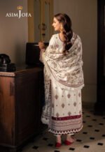 Unstitched Asim Jofa Dhanak Luxury Suit - Image 4