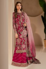 Unstitched Jazmin Chiffon 2025 Luxury Suit - Image 2