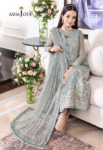Unstitched Asim Jofa Chiffon Spangle Collection - Image 6