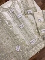 Unstitched Afrozeh Bridal Organza Suit - Image 4