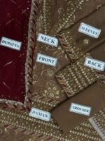 Unstitched Noorma Kamal Chiffon Sequence Suit - Image 5