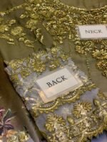 Unstitched Charizma Chiffon Tie-Dye Embroidered Suit - Image 6