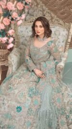 Unstitched Ahmed Sultan Bridal Net Maxi - Image 3