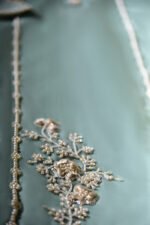 Unstitched Agha Noor Adda Work Organza 3Pc Suit - Image 4