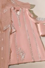 Unstitched Agha Noor Adda Work Organza 3Pc Suit